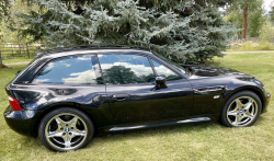 2000 BMW M Coupe in Cosmos Black Metallic over Black Nappa