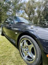 2000 BMW M Coupe in Cosmos Black Metallic over Black Nappa