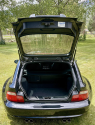 2000 BMW M Coupe in Cosmos Black Metallic over Black Nappa