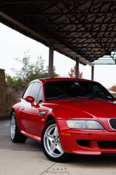 2000 BMW M Coupe in Imola Red 2 over Imola Red & Black Nappa