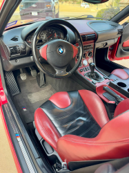 2000 BMW M Coupe in Imola Red 2 over Imola Red & Black Nappa