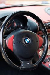 2000 BMW M Coupe in Imola Red 2 over Imola Red & Black Nappa