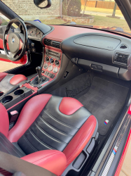 2000 BMW M Coupe in Imola Red 2 over Imola Red & Black Nappa