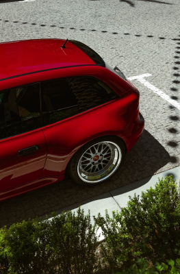 2000 BMW M Coupe in Imola Red 2 over Black Nappa