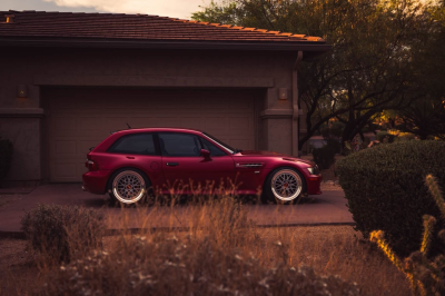 2000 BMW M Coupe in Imola Red 2 over Black Nappa