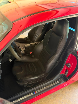 2000 BMW M Coupe in Imola Red 2 over Black Nappa