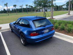 2000 BMW M Coupe in Estoril Blue Metallic over Estoril Blue & Black Nappa