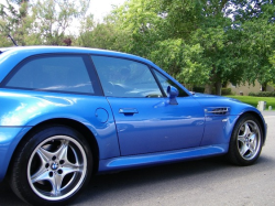 2000 BMW M Coupe in Estoril Blue Metallic over Estoril Blue & Black Nappa