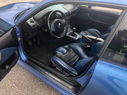 2000 BMW M Coupe in Estoril Blue Metallic over Estoril Blue & Black Nappa