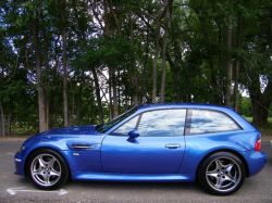 2000 BMW M Coupe in Estoril Blue Metallic over Estoril Blue & Black Nappa