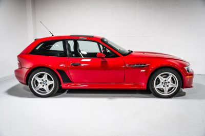 2000 BMW M Coupe in Imola Red 2 over Black Nappa