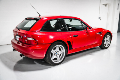 2000 BMW M Coupe in Imola Red 2 over Black Nappa