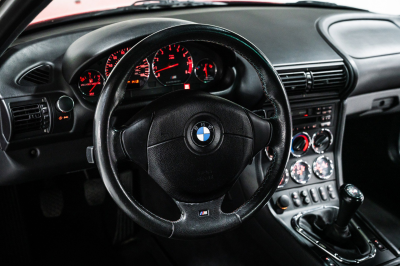 2000 BMW M Coupe in Imola Red 2 over Black Nappa