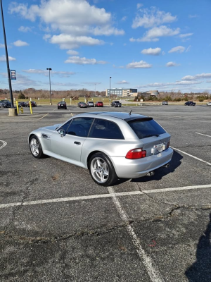 2000 BMW M Coupe in Titanium Silver Metallic over Black Nappa