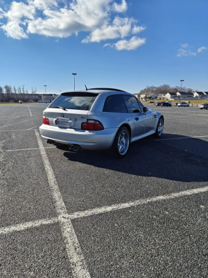 2000 BMW M Coupe in Titanium Silver Metallic over Black Nappa