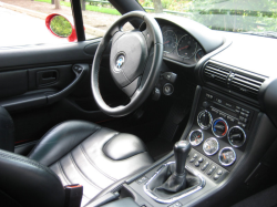 2000 BMW M Coupe in Imola Red 2 over Black Nappa