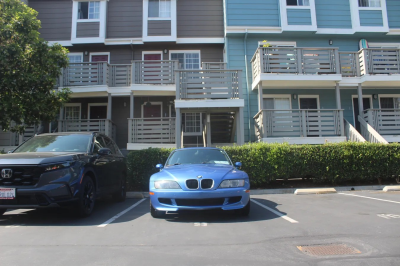 2000 BMW M Coupe in Estoril Blue Metallic over Estoril Blue & Black Nappa