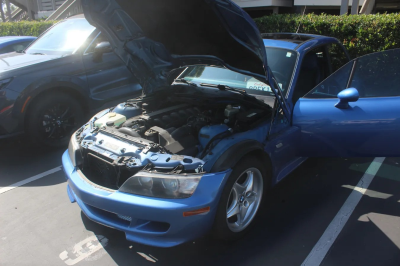 2000 BMW M Coupe in Estoril Blue Metallic over Estoril Blue & Black Nappa