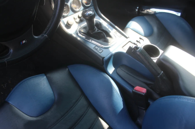2000 BMW M Coupe in Estoril Blue Metallic over Estoril Blue & Black Nappa
