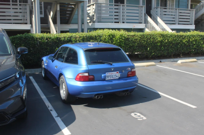2000 BMW M Coupe in Estoril Blue Metallic over Estoril Blue & Black Nappa
