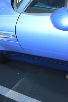 2000 BMW M Coupe in Estoril Blue Metallic over Estoril Blue & Black Nappa