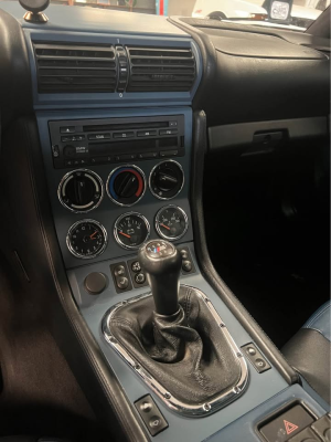 2000 BMW M Coupe in Estoril Blue Metallic over Estoril Blue & Black Nappa