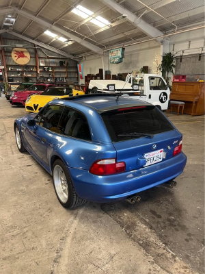 2000 BMW M Coupe in Estoril Blue Metallic over Estoril Blue & Black Nappa