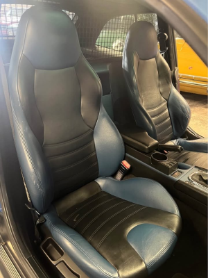 2000 BMW M Coupe in Estoril Blue Metallic over Estoril Blue & Black Nappa