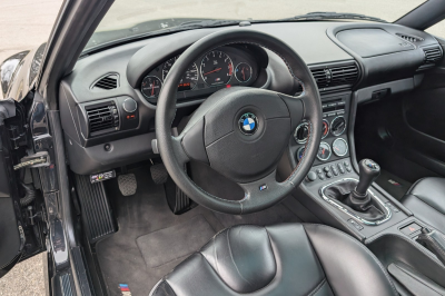 2000 BMW M Coupe in Cosmos Black Metallic over Black Nappa