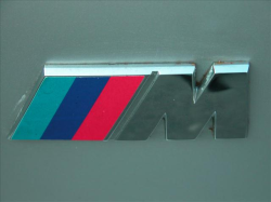 2000 BMW M Coupe in Titanium Silver Metallic over Imola Red & Black Nappa - Rear Badge