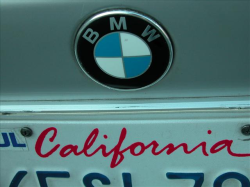 2000 BMW M Coupe in Titanium Silver Metallic over Imola Red & Black Nappa - Rear Roundell