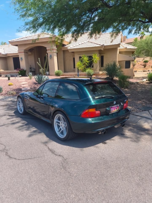 2000 BMW M Coupe in Oxford Green 2 Metallic over Dark Beige Oregon