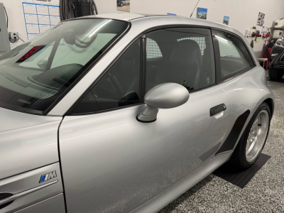 2000 BMW M Coupe in Titanium Silver Metallic over Dark Gray & Black Nappa