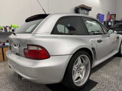 2000 BMW M Coupe in Titanium Silver Metallic over Dark Gray & Black Nappa