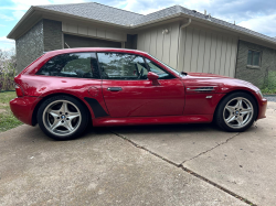 2000 BMW M Coupe in Imola Red 2 over Imola Red & Black Nappa