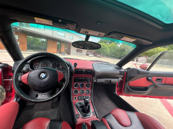 2000 BMW M Coupe in Imola Red 2 over Imola Red & Black Nappa