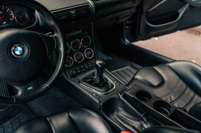 2000 BMW M Coupe in Cosmos Black Metallic over Black Nappa