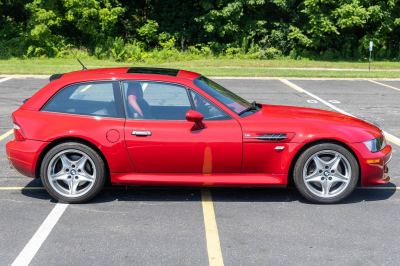 2000 BMW M Coupe in Imola Red 2 over Imola Red & Black Nappa