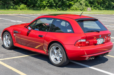 2000 BMW M Coupe in Imola Red 2 over Imola Red & Black Nappa