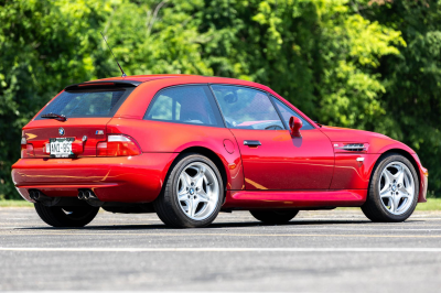 2000 BMW M Coupe in Imola Red 2 over Imola Red & Black Nappa