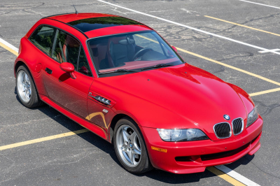 2000 BMW M Coupe in Imola Red 2 over Imola Red & Black Nappa