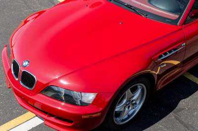2000 BMW M Coupe in Imola Red 2 over Imola Red & Black Nappa