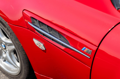 2000 BMW M Coupe in Imola Red 2 over Imola Red & Black Nappa