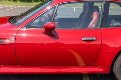 2000 BMW M Coupe in Imola Red 2 over Imola Red & Black Nappa