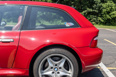 2000 BMW M Coupe in Imola Red 2 over Imola Red & Black Nappa