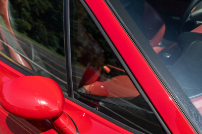 2000 BMW M Coupe in Imola Red 2 over Imola Red & Black Nappa