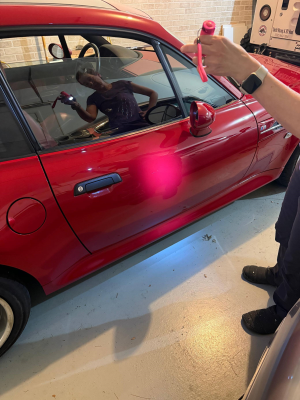 2000 BMW M Coupe in Imola Red 2 over Imola Red & Black Nappa