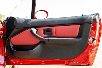 2000 BMW M Coupe in Imola Red 2 over Imola Red & Black Nappa