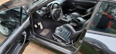 2000 BMW M Coupe in Cosmos Black Metallic over Black Nappa