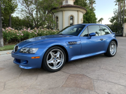 2000 BMW M Coupe in Estoril Blue Metallic over Estoril Blue & Black Nappa
